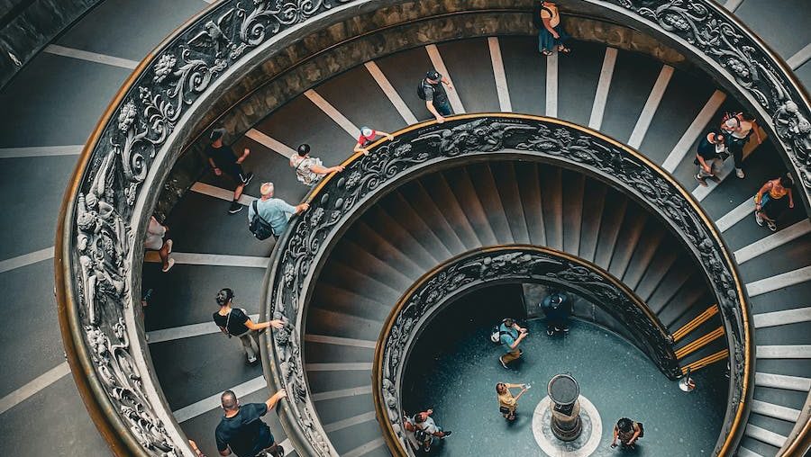 Spiral Staircase at Vatican Museum
